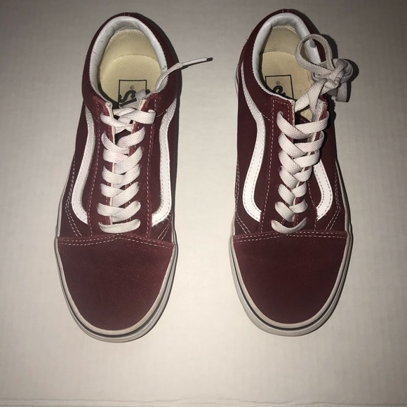 Vans maroon size 6.0 mens in used condition - Picture 1 of 6